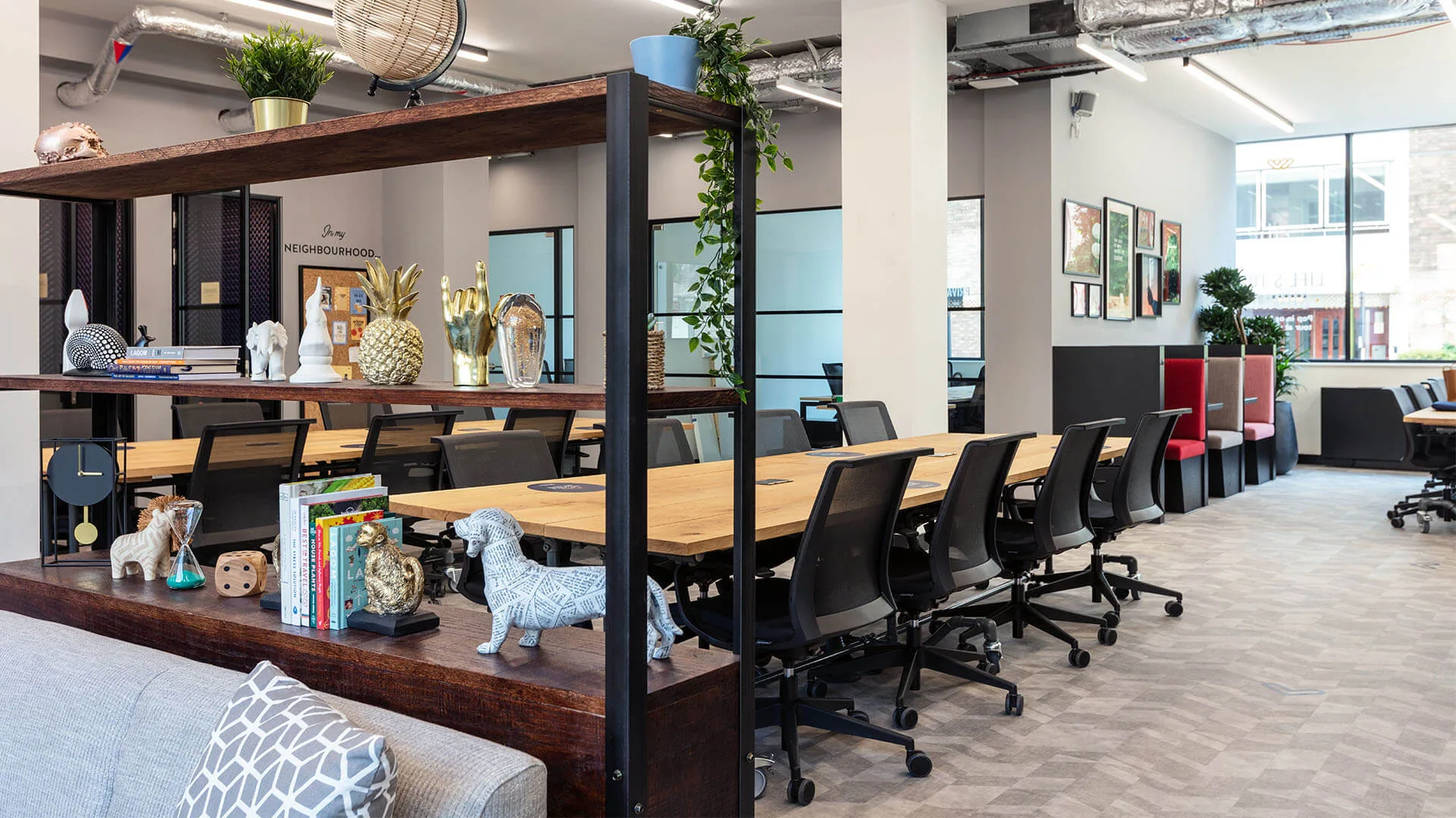 Professional office workspace in London